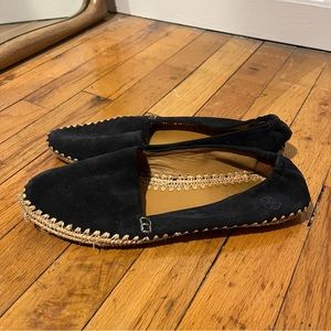 Tory Burch navy espadrilles